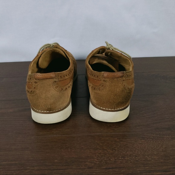 Galizio Torresi Italian Brown Suede Shoes 8.5 / 42